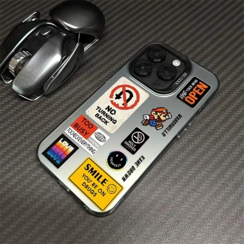 适用苹果17手机壳17AIR新款iPhone16promax手机套苹果15pro马里奥