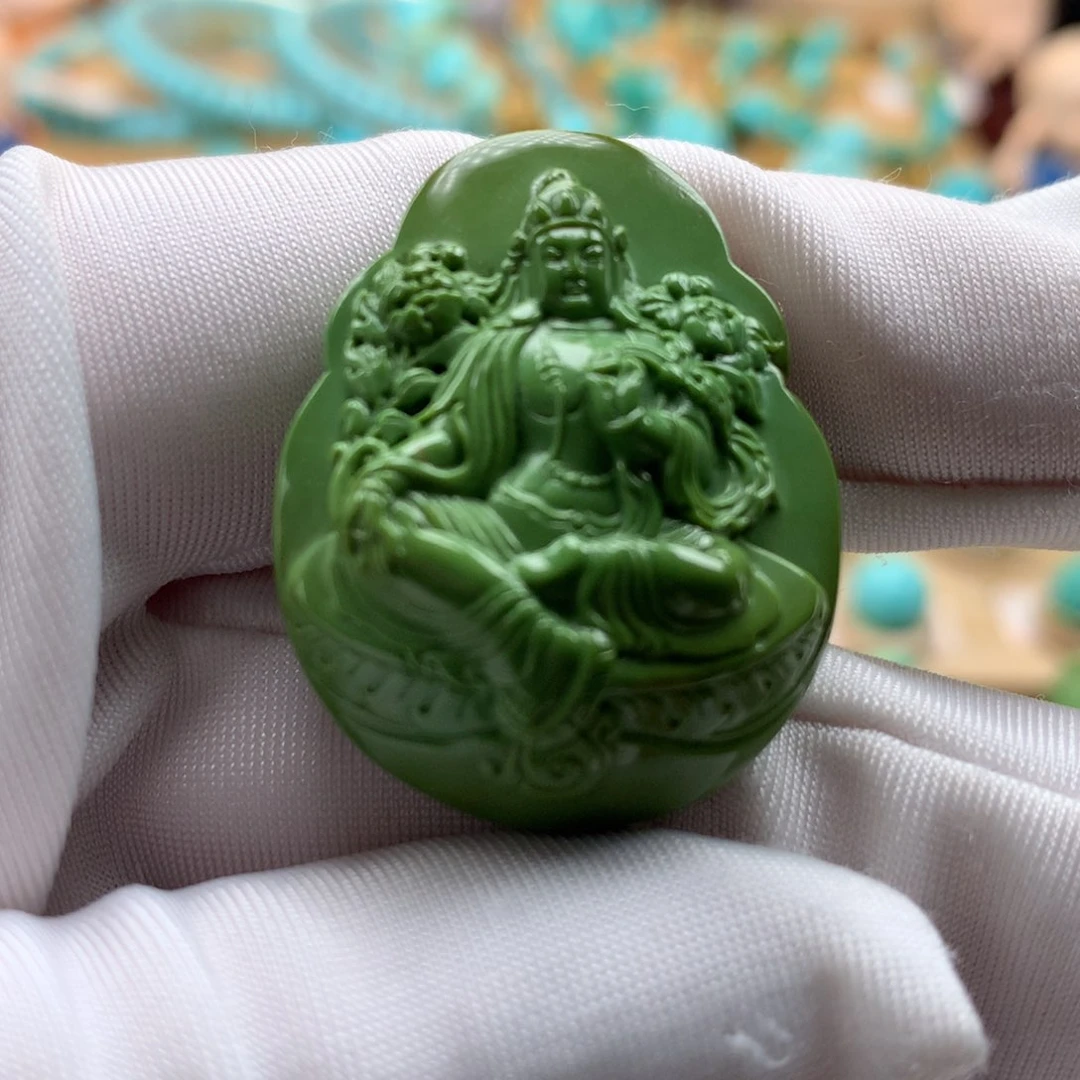 绿松石珠宝奇石未镶嵌