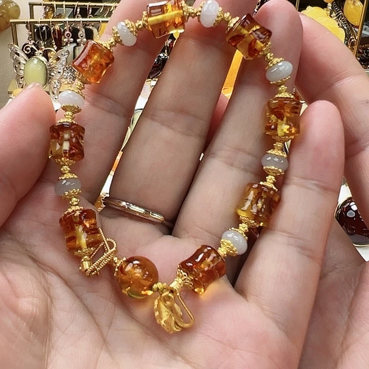 琥珀未镶嵌珠宝奇石