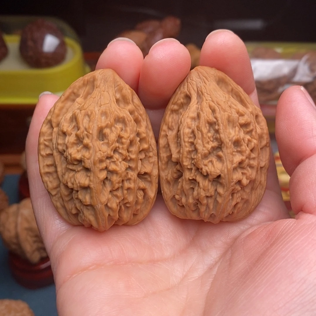 文玩核桃吊坠37平谷带鱼