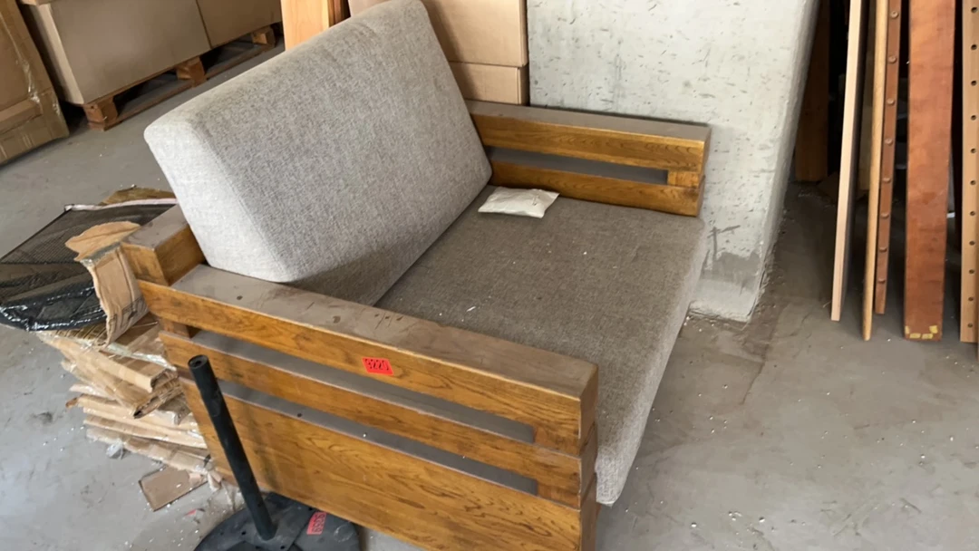 沙发白橡单人位90×82×63瑕疵无售后木工9220