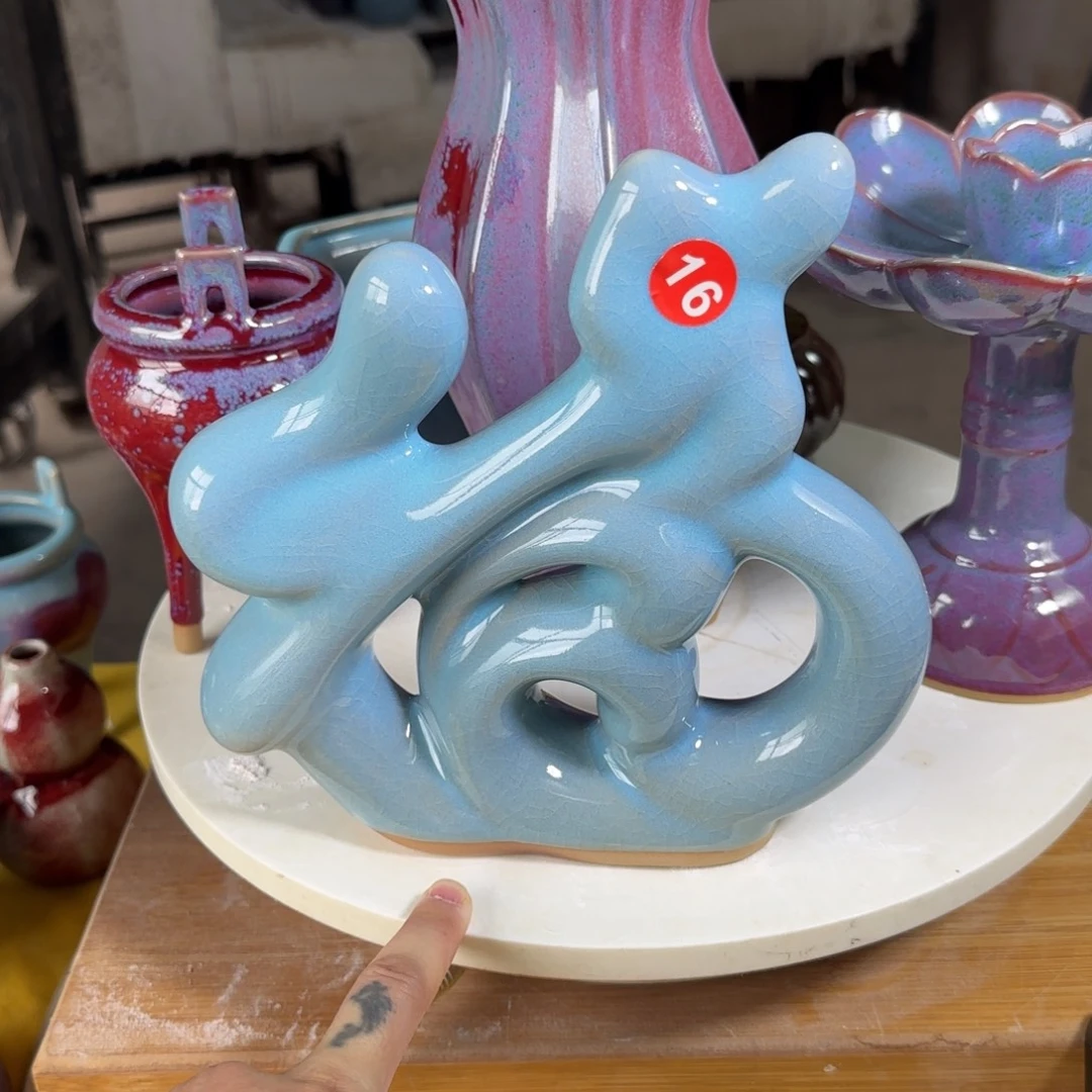 摆件郑家钧窑摆件