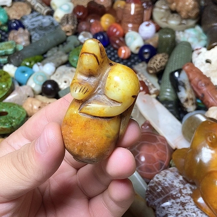 和田玉未镶嵌颈饰104