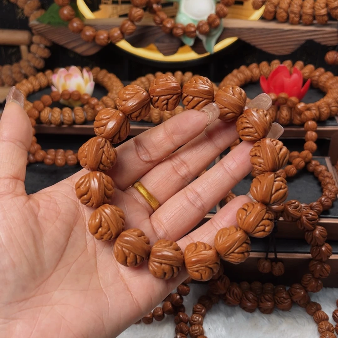 桃核手串20精品大哥串豹子头