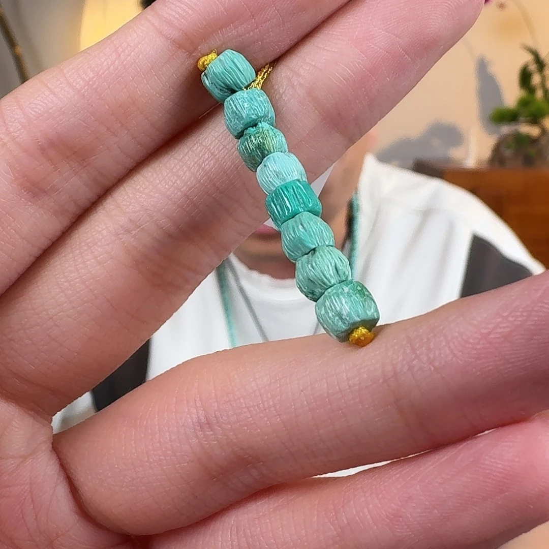 绿松石未镶嵌挂件