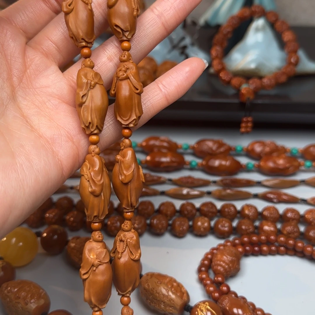 橄榄核手串/手链1.3尺寸脖挂长串