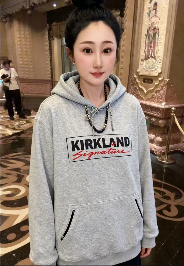 男女通用休闲卫衣带帽加绒款