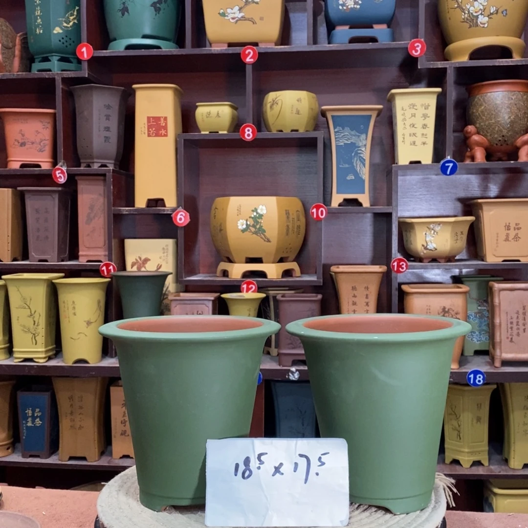 紫砂艺术紫砂花盆