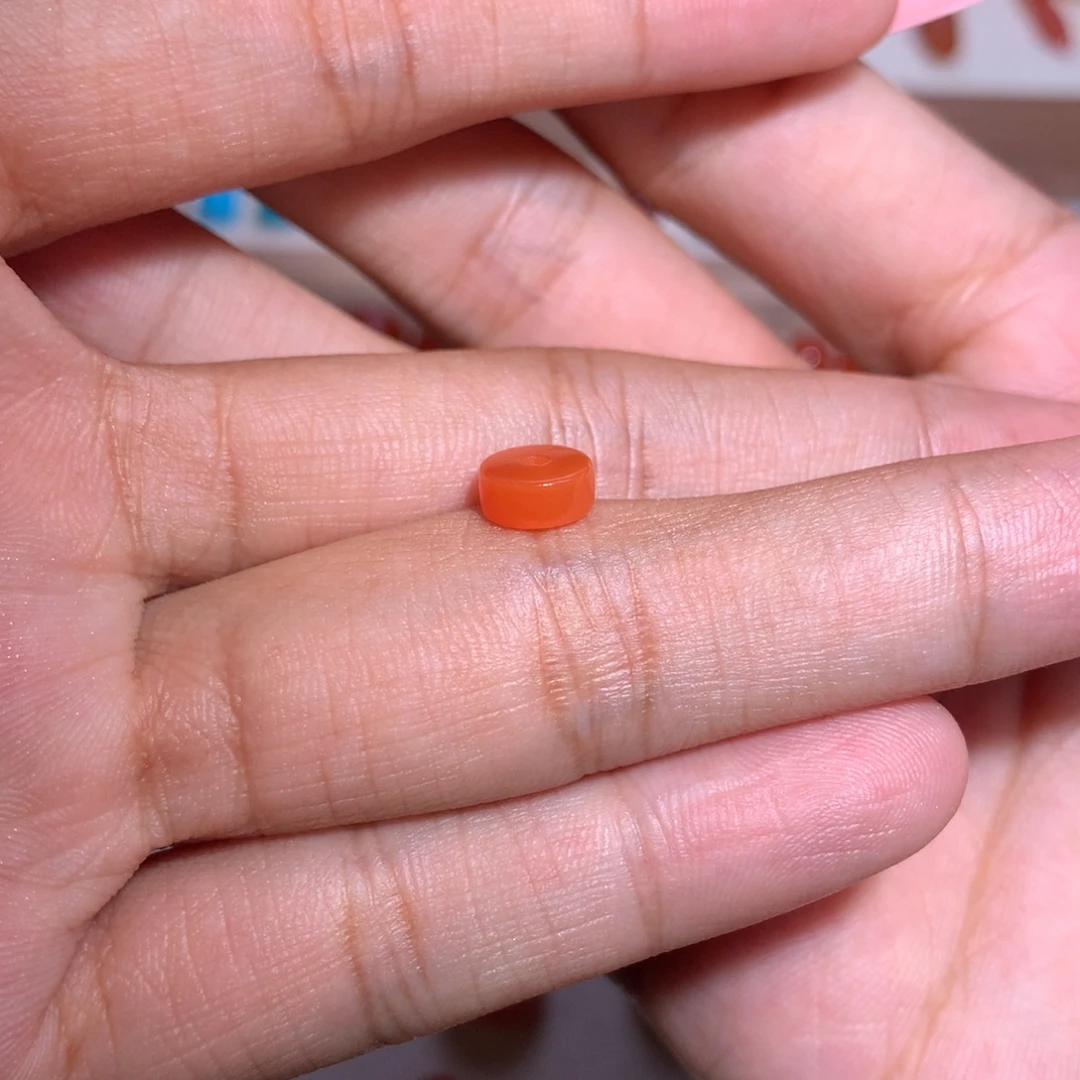 隨***x南红玛瑙未镶嵌药片6×3.2