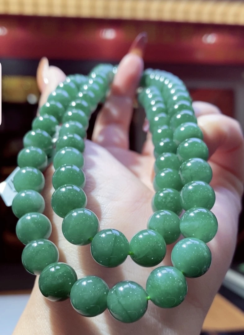 翡翠A货时尚珠链GS-70089