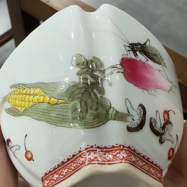 我***水瓷片景德镇陶瓷艺术品