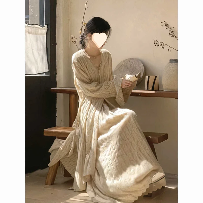 新中式国风套装女2025秋季新款高级感领外套上衣半身长裙两件套