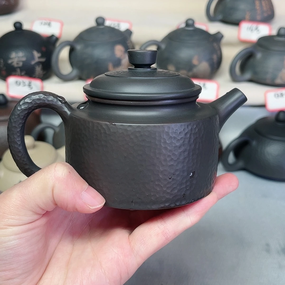 帅**人190毫升微微瑕纯手工锤纹德钟壶