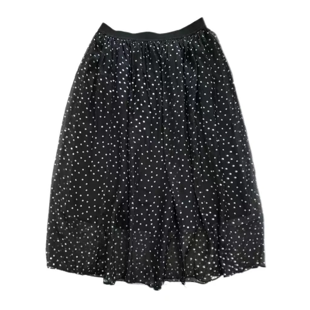 SENSE 25年  气质波点桑蚕丝半身裙