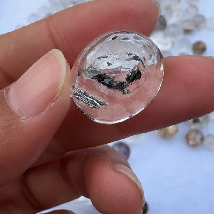 ****雨未镶嵌珠宝半成品水晶