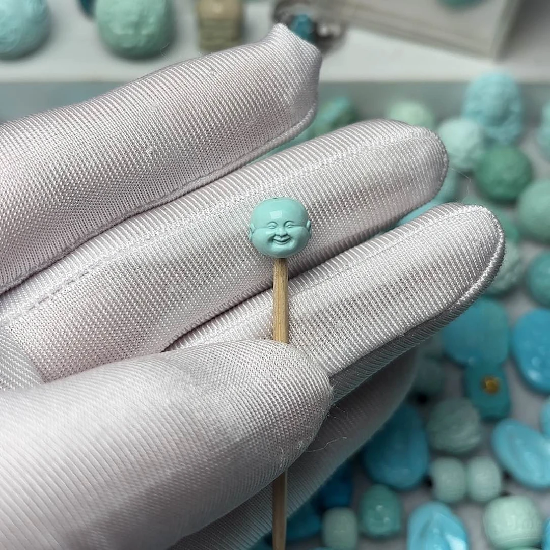 绿松石珠宝半成品未镶嵌