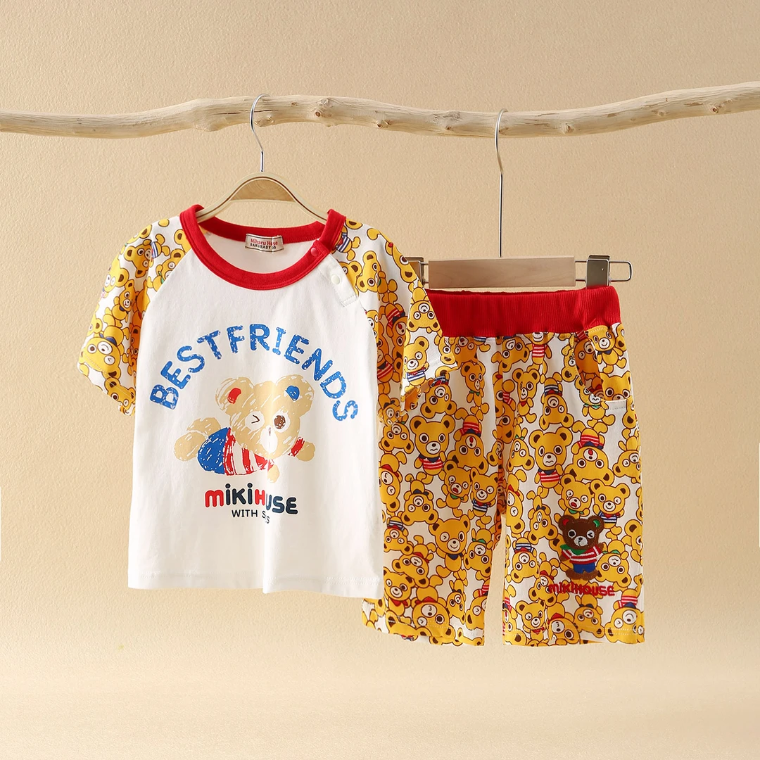 【苗苗】儿童短袖两件套夏季T恤短裤