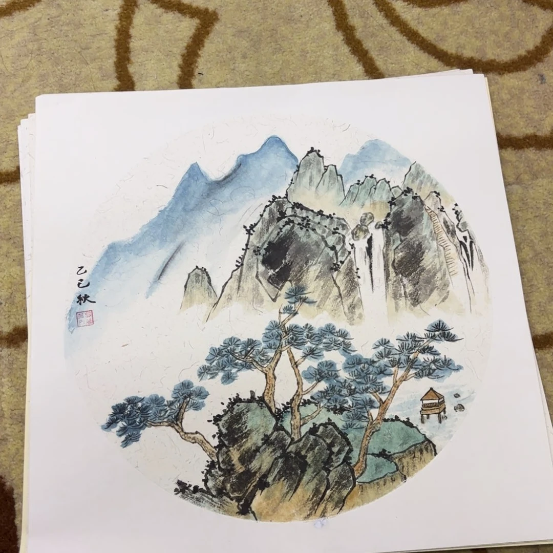 国画38-38卡纸作品童