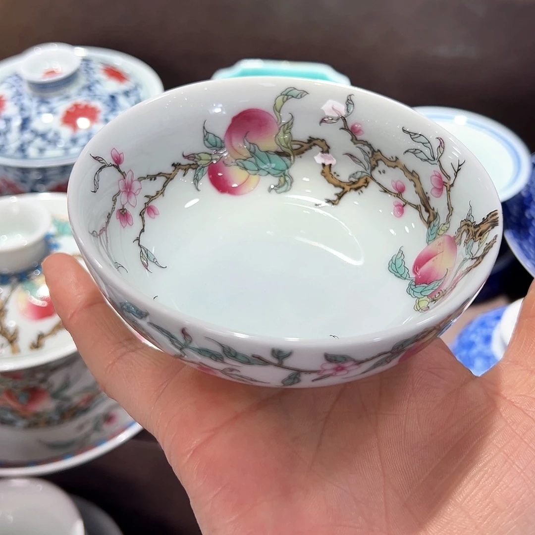 盖碗全场七景德镇景德镇景德镇陶瓷