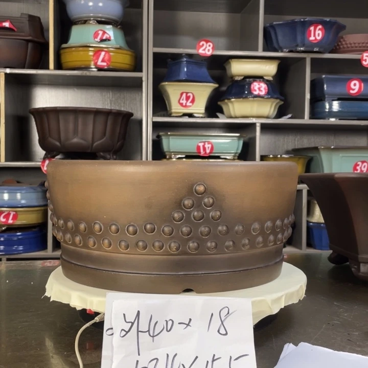 紫砂天**豹花盆厂家直销