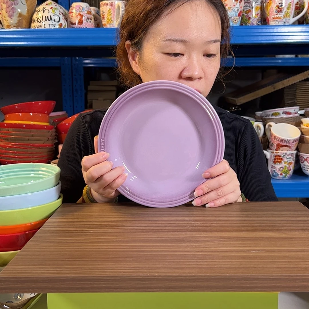 陶瓷紫罗兰大草帽