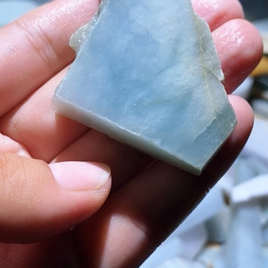 散珠翡翠边角料147