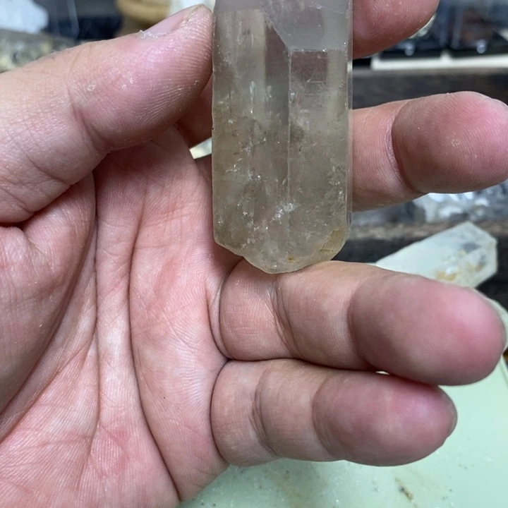 水晶水晶柱未镶嵌