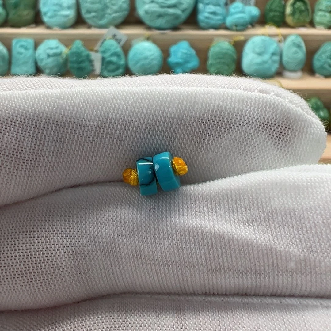 未镶嵌绿松石隔片5.4mm