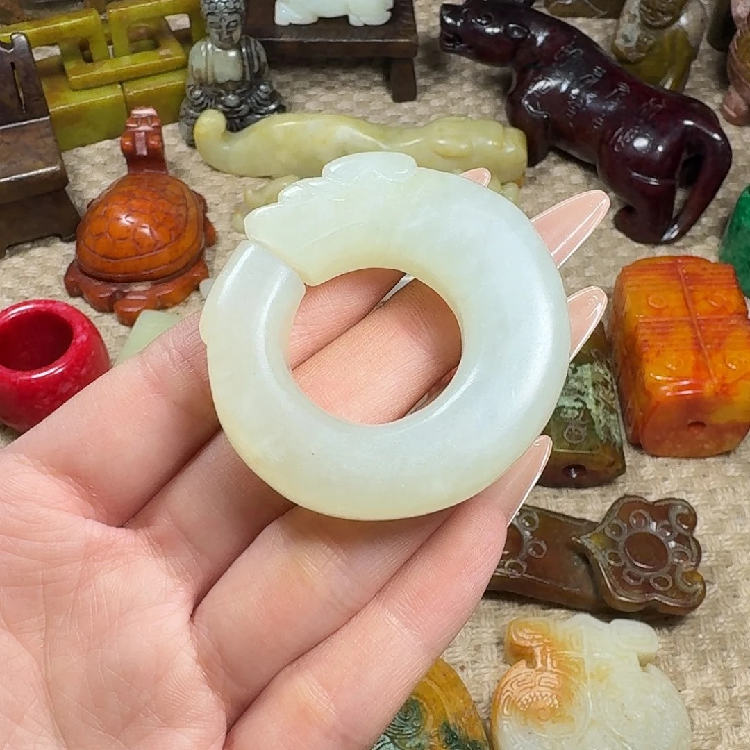 白玉菩提吊坠挂件