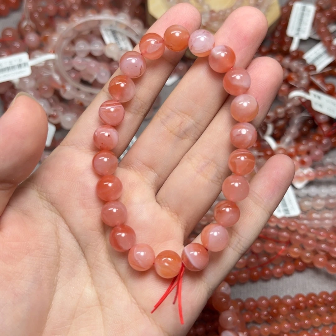 南红玛瑙未镶嵌手链