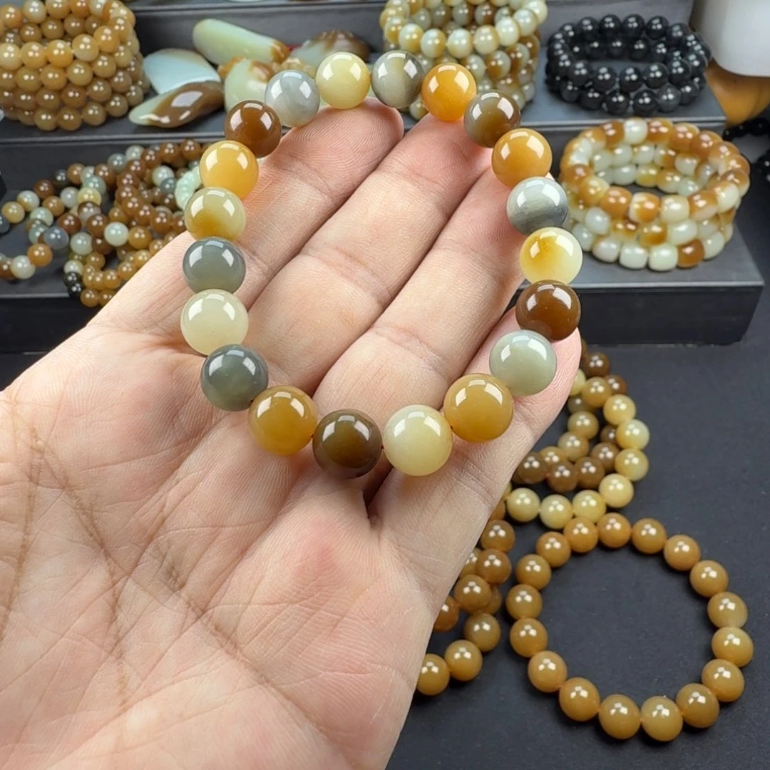 *****和田玉未镶嵌手链