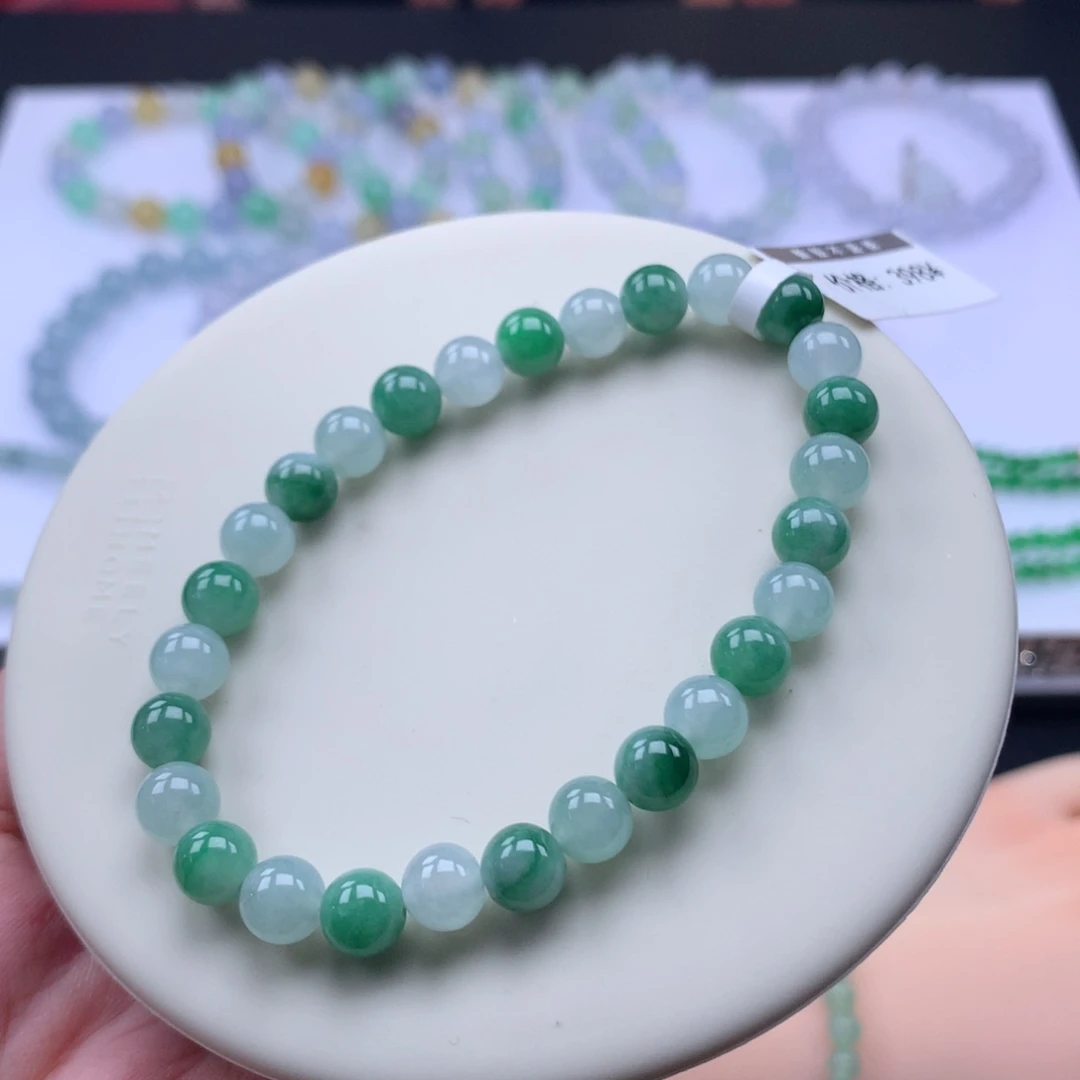 翡翠未镶嵌手链翡翠