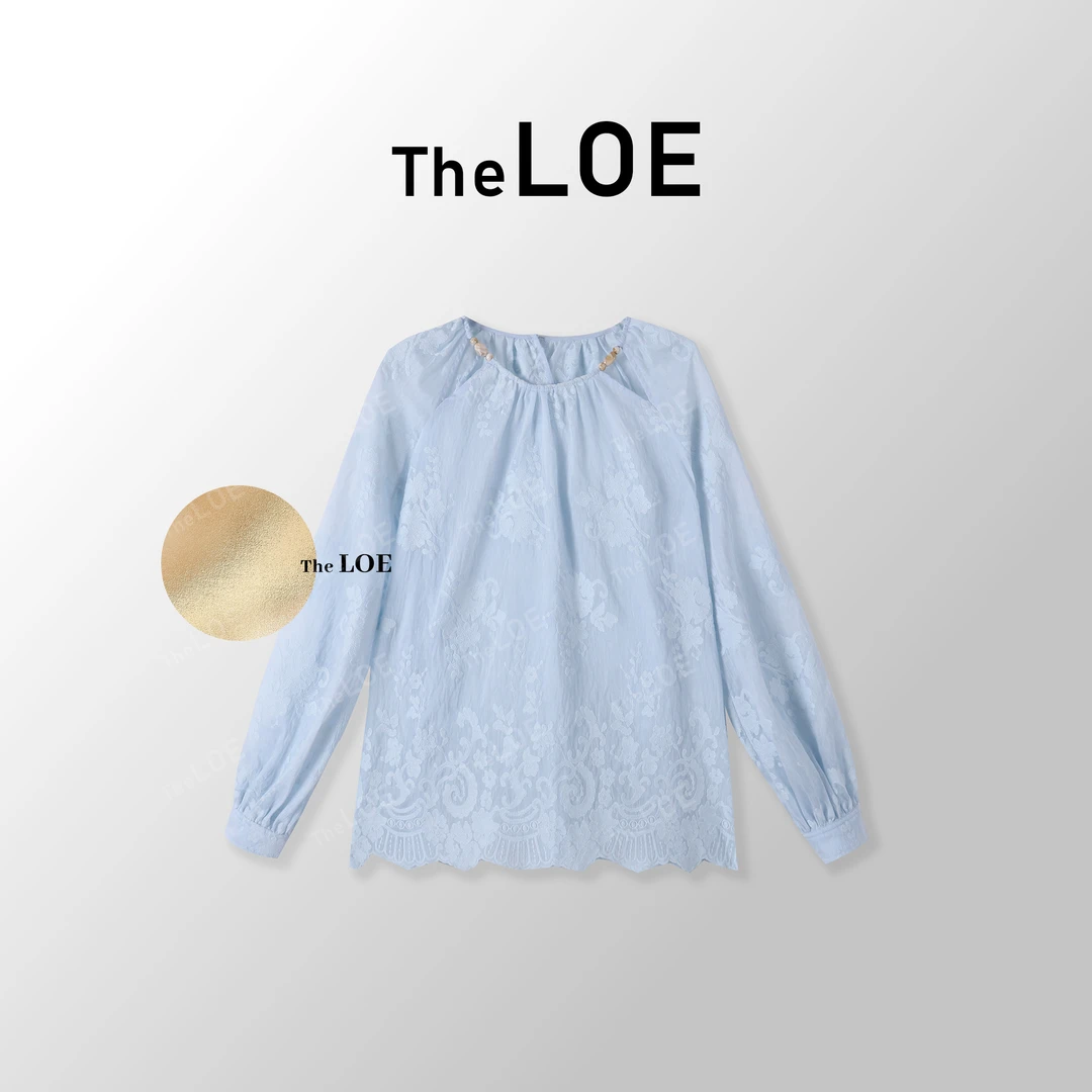 TheLOE/【海岛假日】 气质莱赛尔长袖上衣#02.12C-G3625