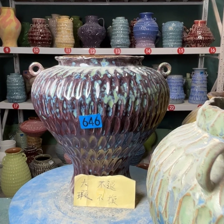 景德镇陶瓷花盆花器646