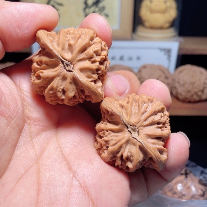 文玩核桃把件【毕业级】汉高山·宫灯-全品41尺