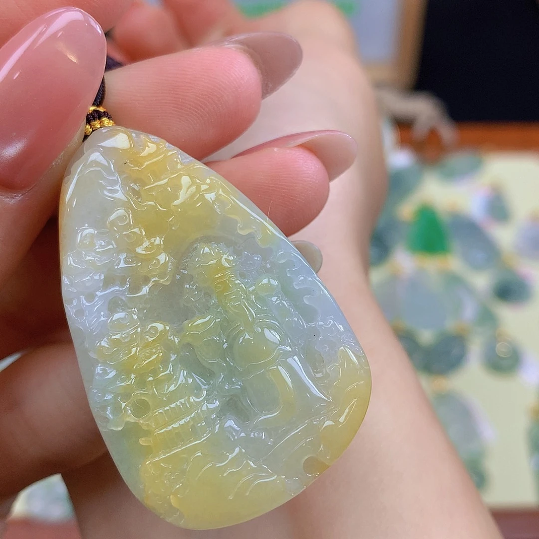 颈饰未镶嵌翡翠翡翠