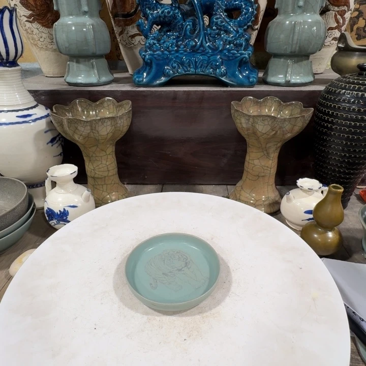 茶盏手工制作陶瓷摆件