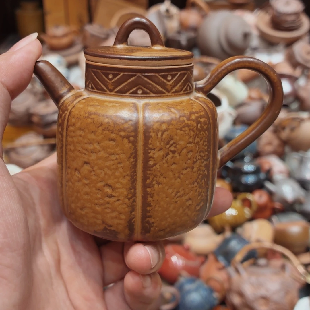 柚***z柴烧老岩泥高温茶器皿