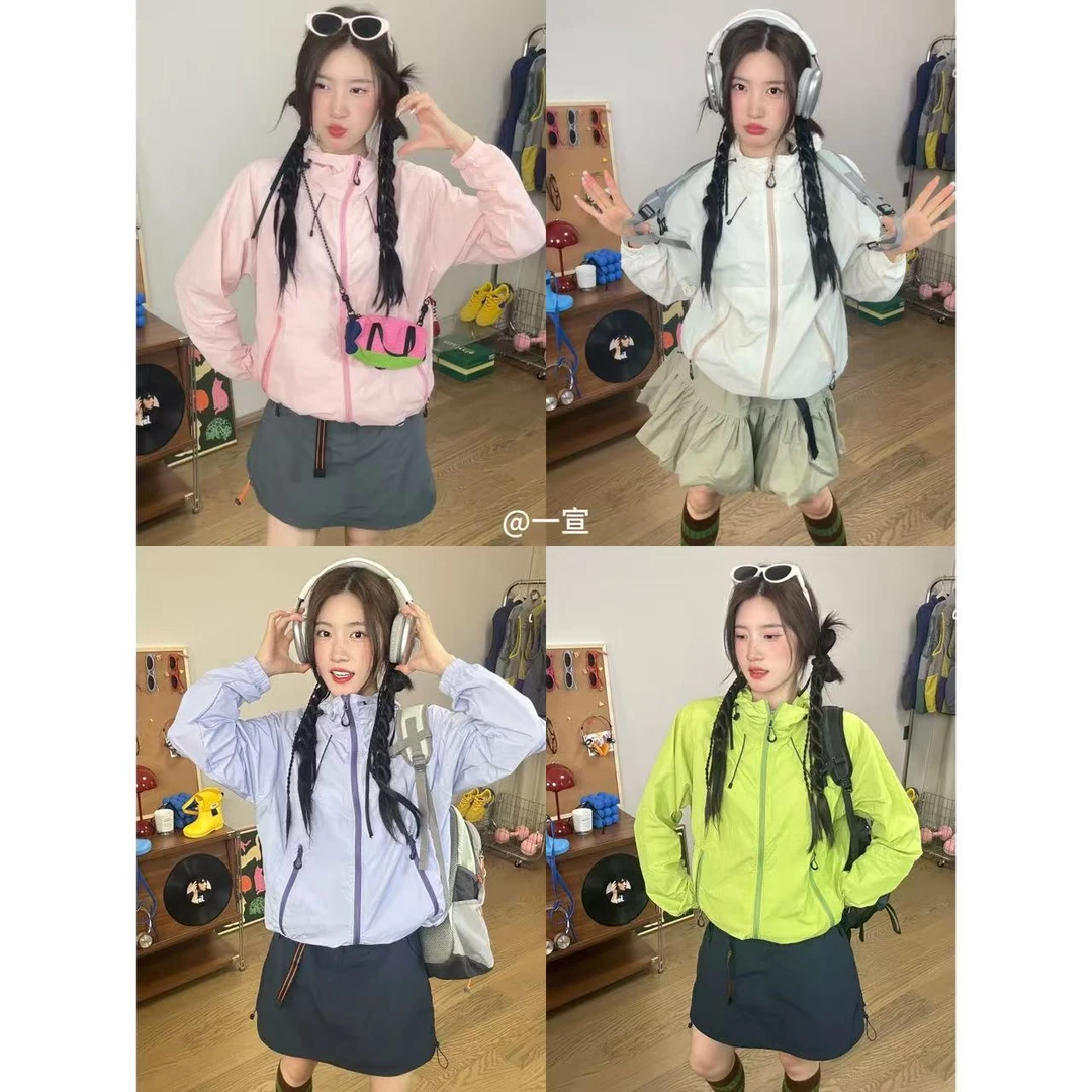 【小冰皮3.0防晒风壳】欧若风防紫外线防晒服休闲梭织时尚防晒衣