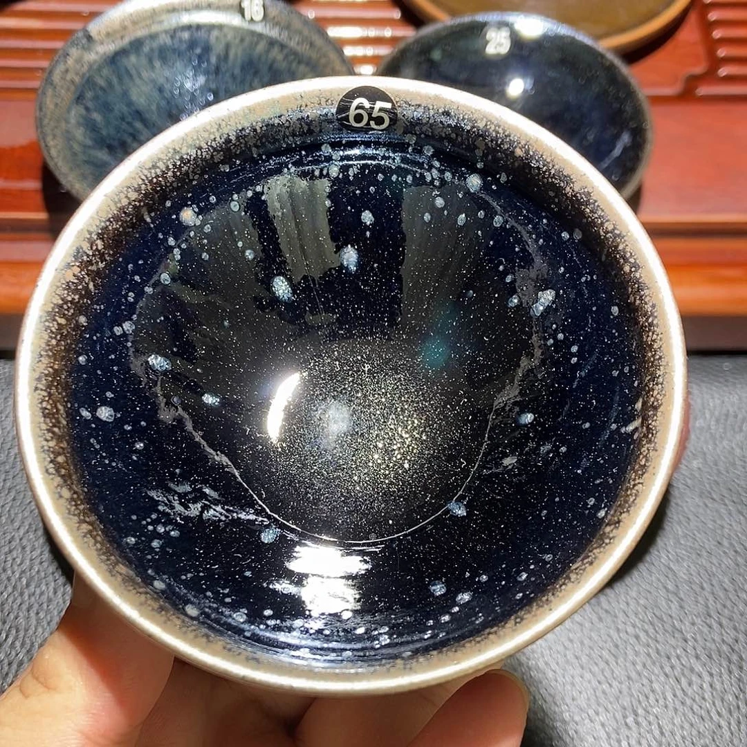 茶盏建盏文凤窑柴烧
