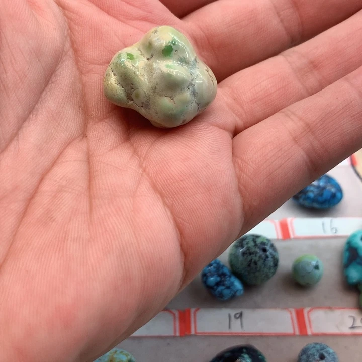 晚***梦未镶嵌绿松石吊坠(不含链)