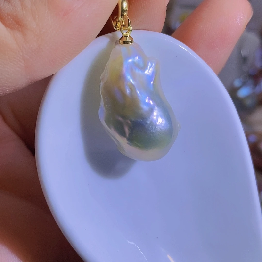合金天然淡水珍珠（微瑕）淡水珍珠