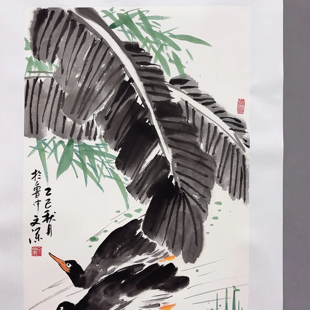 国画亲笔手绘放心去藏