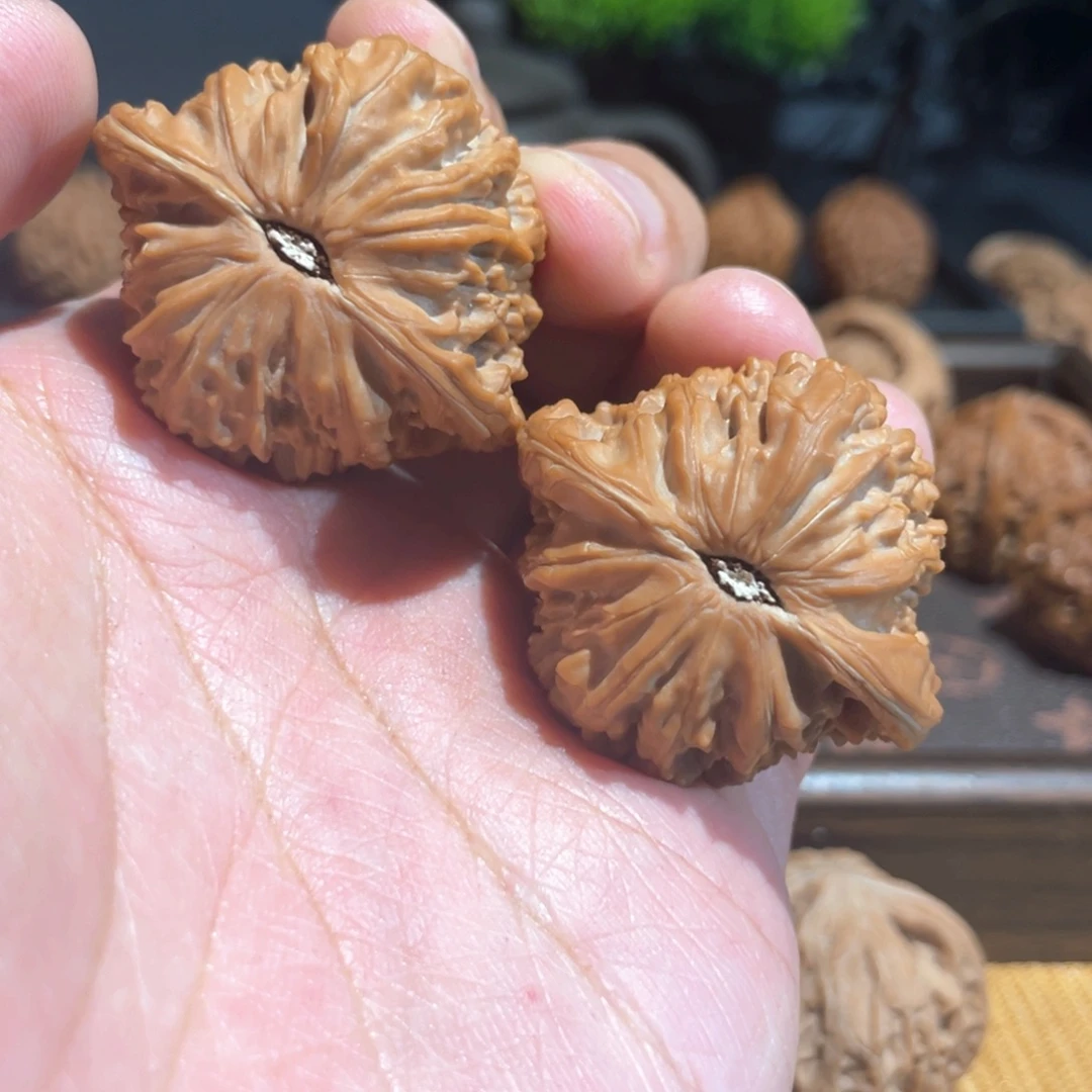 人***年吊坠文玩核桃41磨盘全品