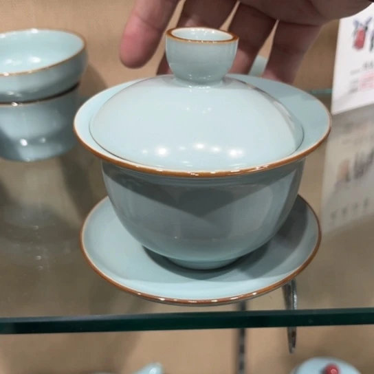 瓷片陶瓷茶具汝瓷茶具