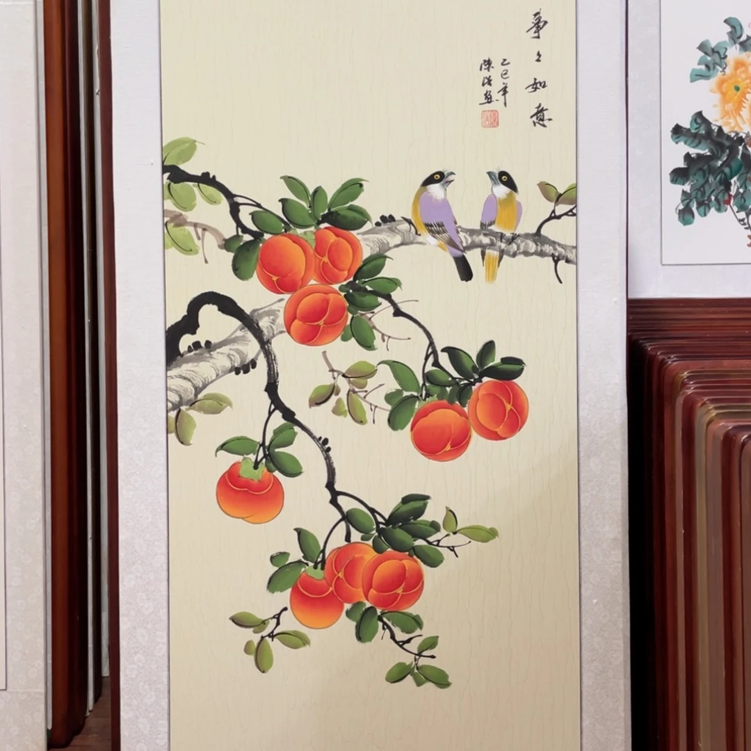 国画带框尺寸63*123厘米