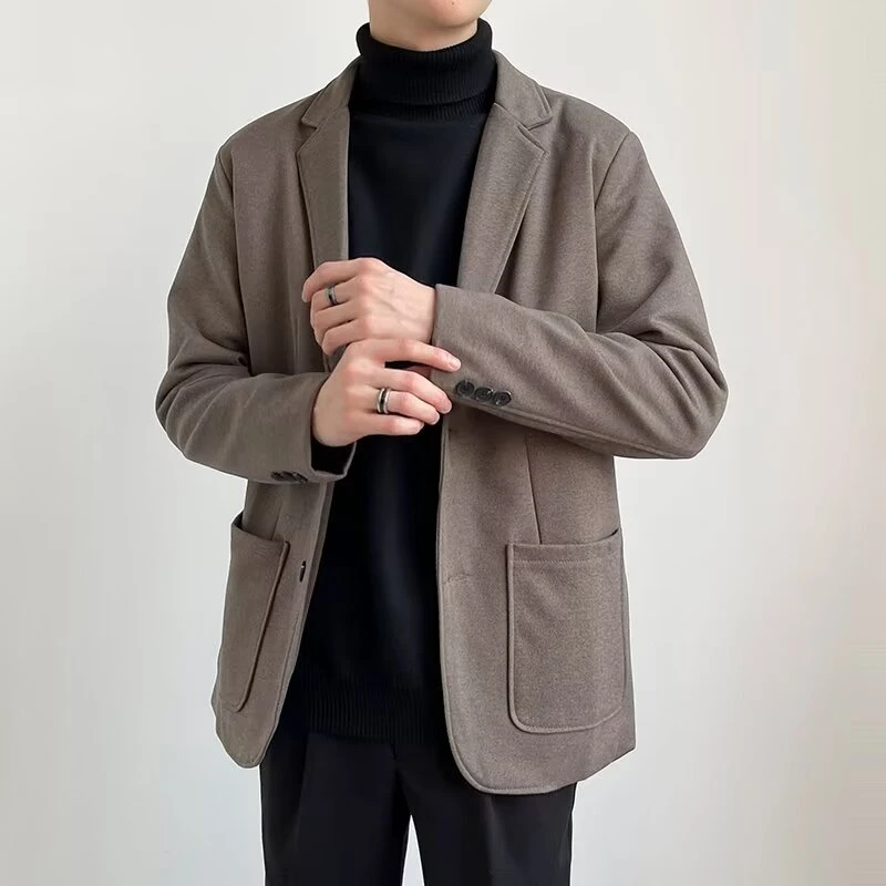 休闲西服男青年韩版潮流痞帅气小西装上衣港风潮牌轻商务单西外套