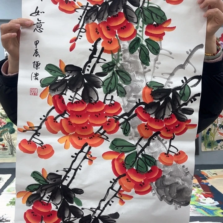 国画我的心好痛啊我的心真的好痛啊好痛啊好