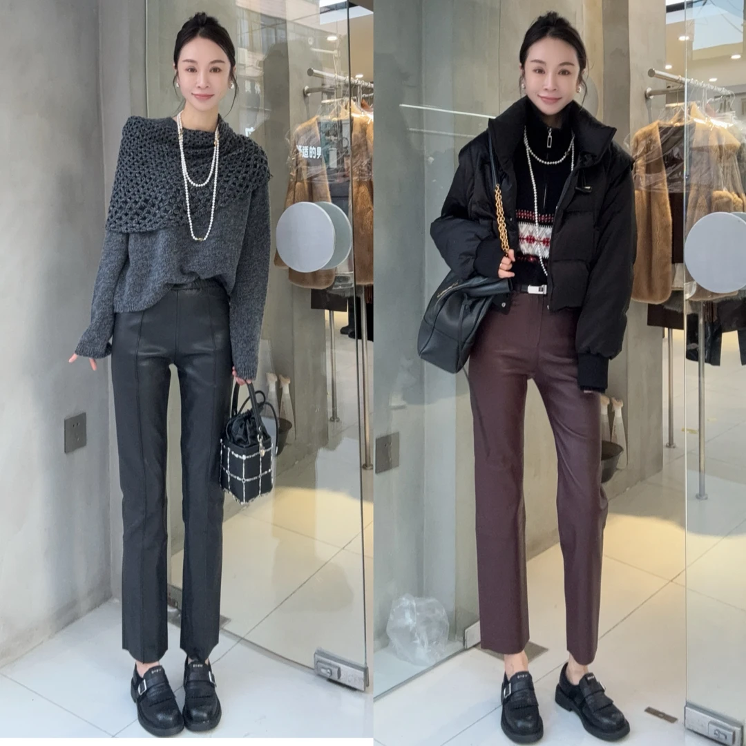 【小雨推荐】2024年秋季新款皮裤
