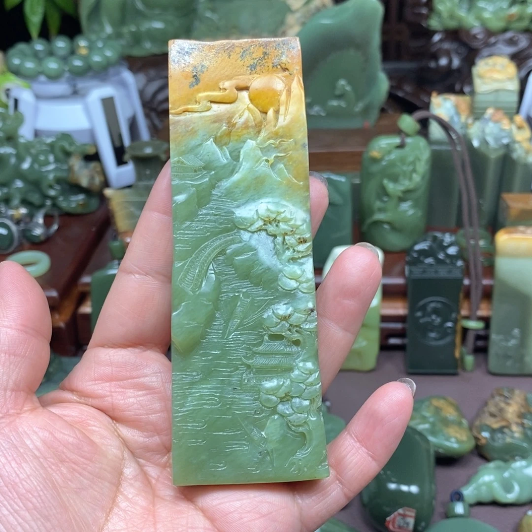 岫岩河磨玉（透闪石质玉）未镶嵌挂件